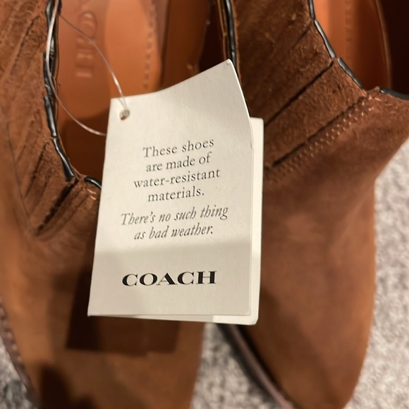 Coach booties Brown Suede - Picture 6 of 6